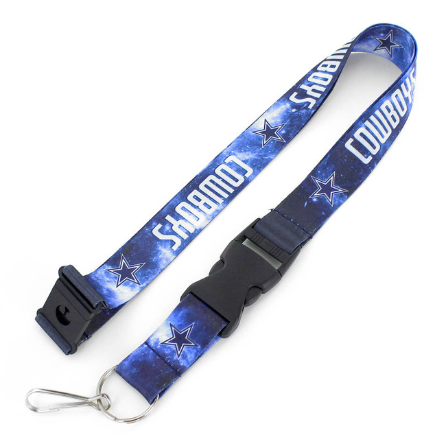NFL Dallas Cowboys Galaxy Lanyard Keychain ID Holder NFL Fan Accessory