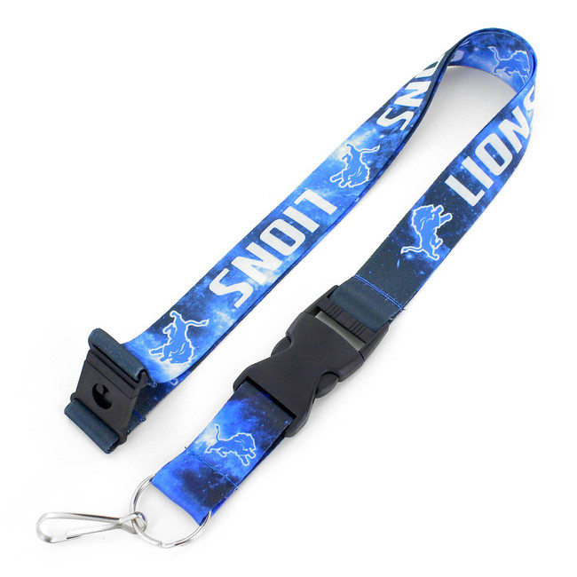 NFL Detroit Lions Galaxy Lanyard Keychain ID Holder NFL Fan Accessory