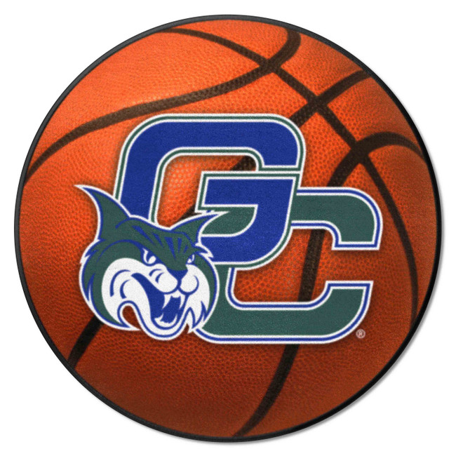 Georgia College Bobcats Basketball Rug - 27in. Diameter