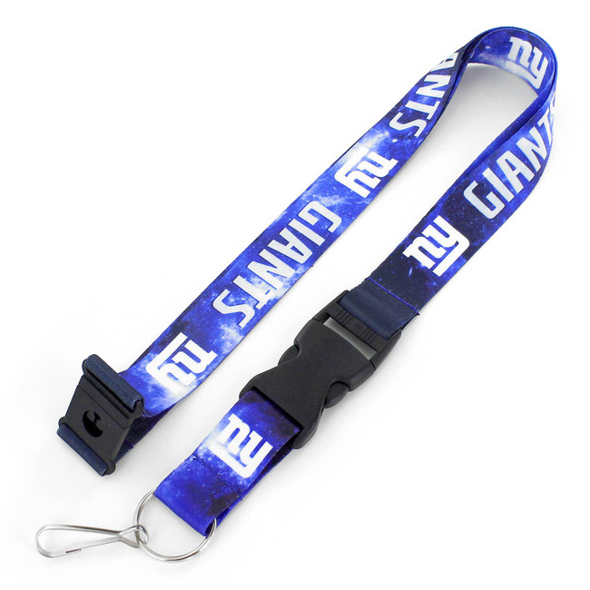 NFL New York Giants Galaxy Lanyard Keychain ID Holder NFL Fan Accessory