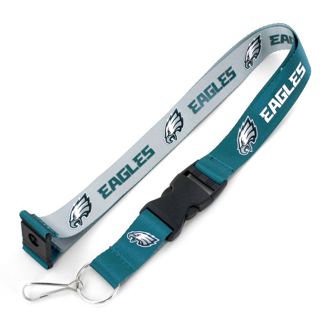 NFL Philadelphia Eagles Reversible Lanyard Keychain ID Holder NFL Fan Accessory