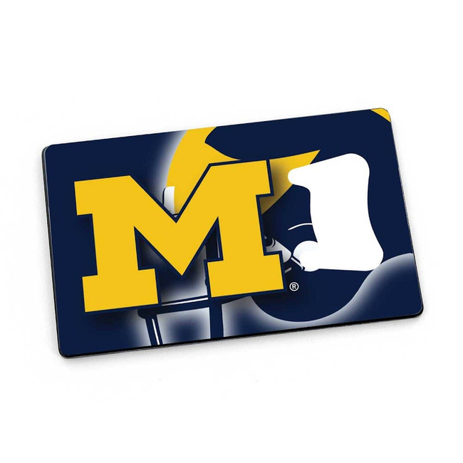 NCAA Michigan Wolverines Credit Card Bottle Opener Magnet