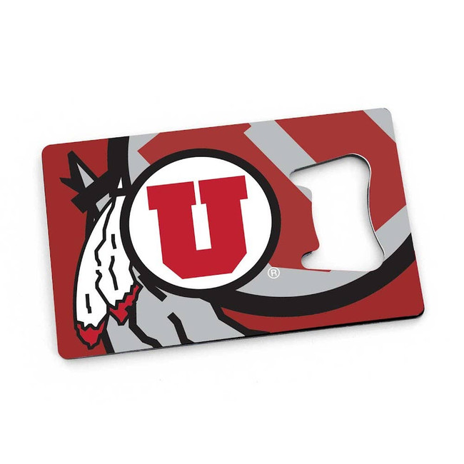 NCAA Utah Utes Credit Card Bottle Opener Magnet