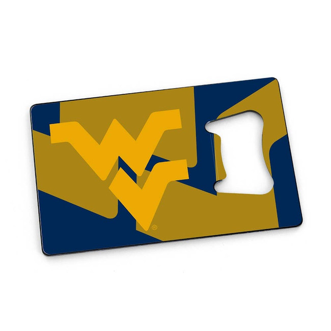NCAA West Virginia Mountaineers Card Bottle Opener Magnet