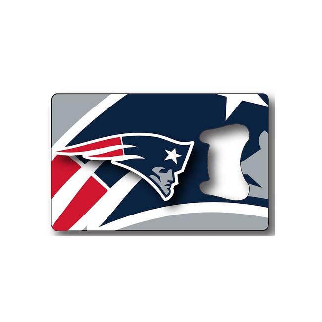 NFL New England Patriots Credit Card Bottle Opener Magnet
