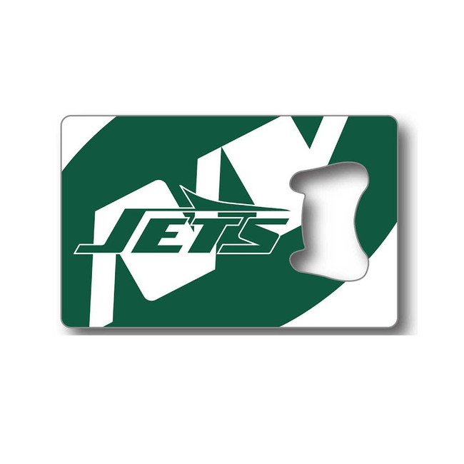 NFL New York Jets Credit Card Bottle Opener Magnet
