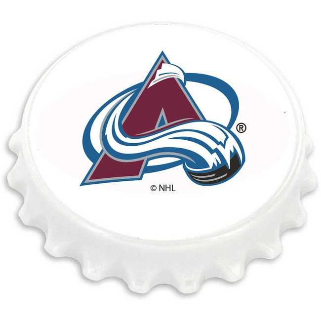 NHL Colorado Avalanche Bottle Cap Bottle Opener Magnet