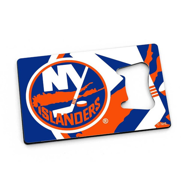NHL New York Islanders Credit Card Bottle Opener Magnet