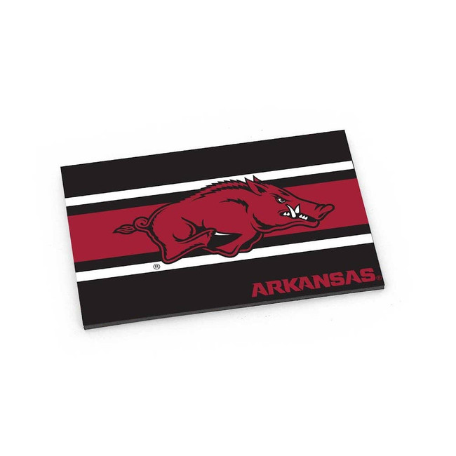 NCAA Arkansas Razorbacks Striped Magnet