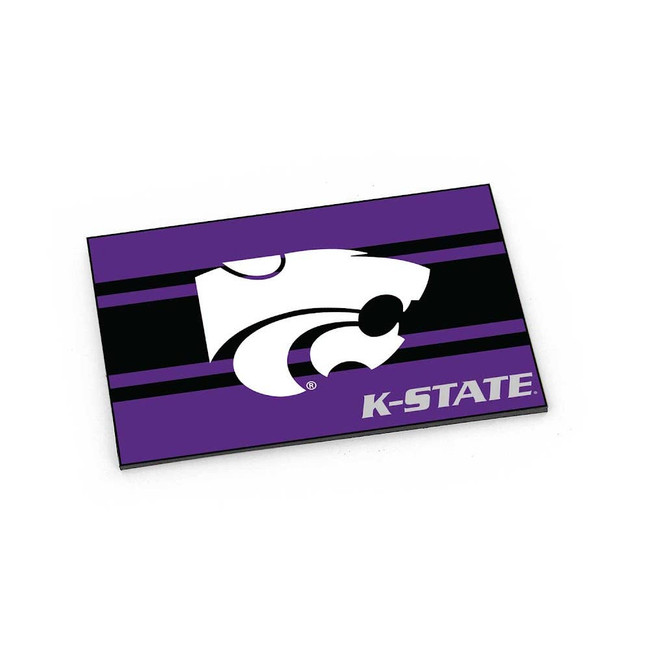 NCAA Kansas State Wildcats Striped Magnet
