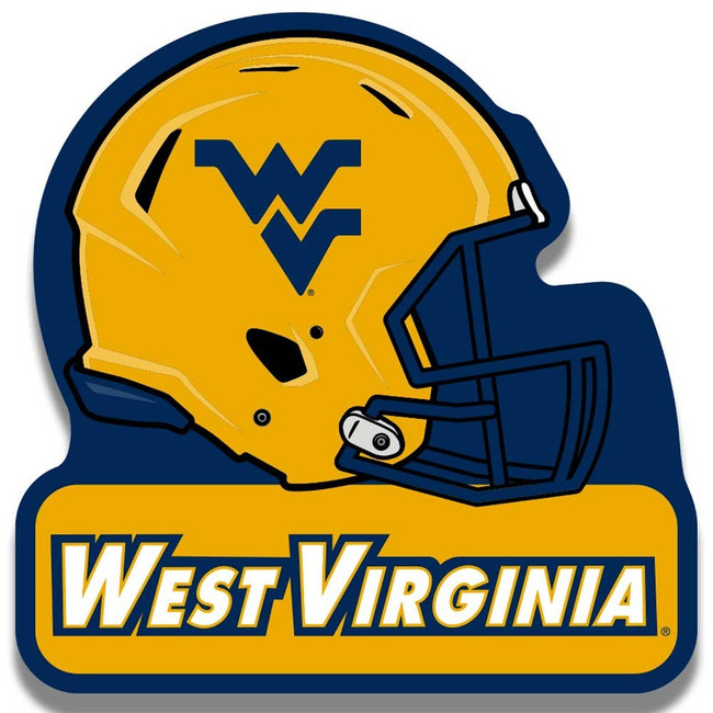 NCAA West Virginia Mountaineers Football Helmet Magnet