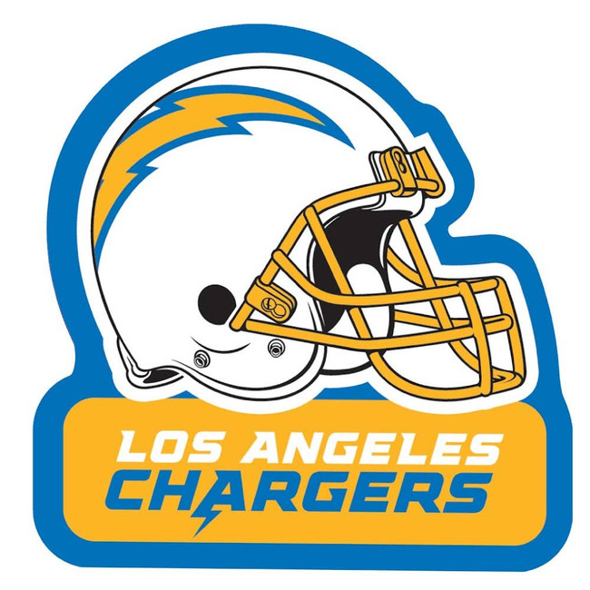 NFL Los Angeles Chargers Football Helmet Magnet