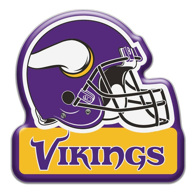 NFL Minnesota Vikings Football Helmet Magnet