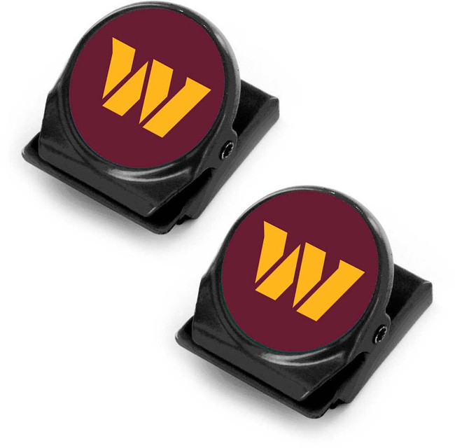 NFL Washington Commanders 2pk Memo Clip Magnet
