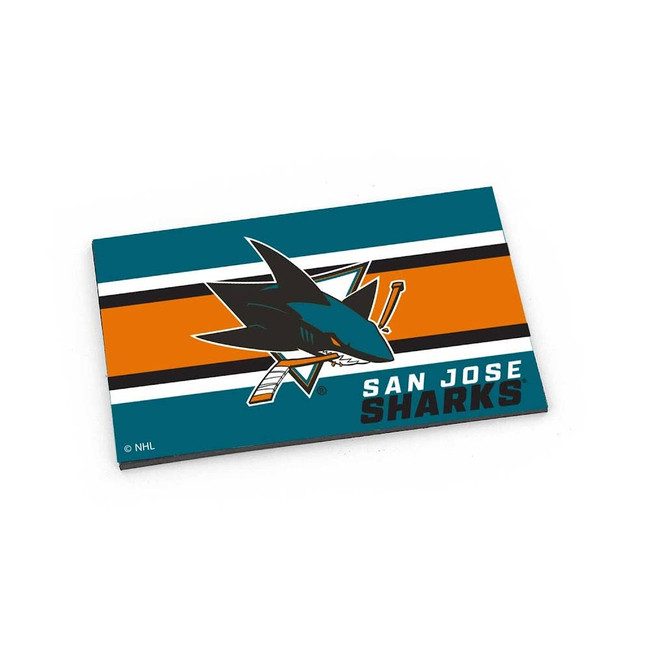 NHL San Jose Sharks Striped Magnet