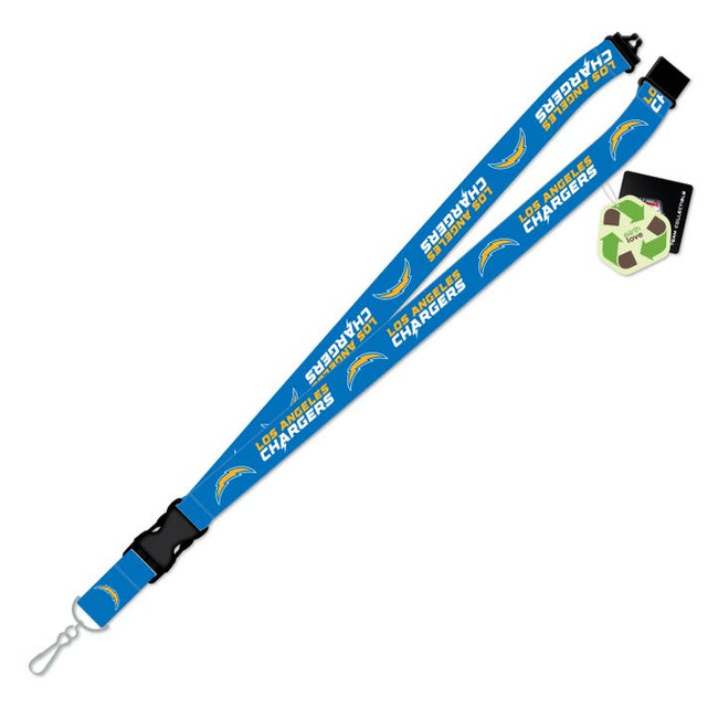 Los Angeles Chargers Team Logo Lanyard Keychain ID Holder NFL Fan Accessory