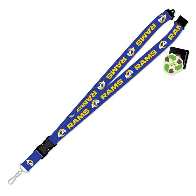 Los Angeles Rams Team Logo Lanyard Keychain ID Holder NFL Fan Accessory
