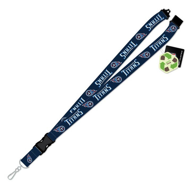 Tennessee Titans Team Logo Lanyard Keychain ID Holder NFL Fan Accessory