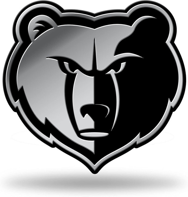 Memphis Grizzlies Auto Emblem - Silver