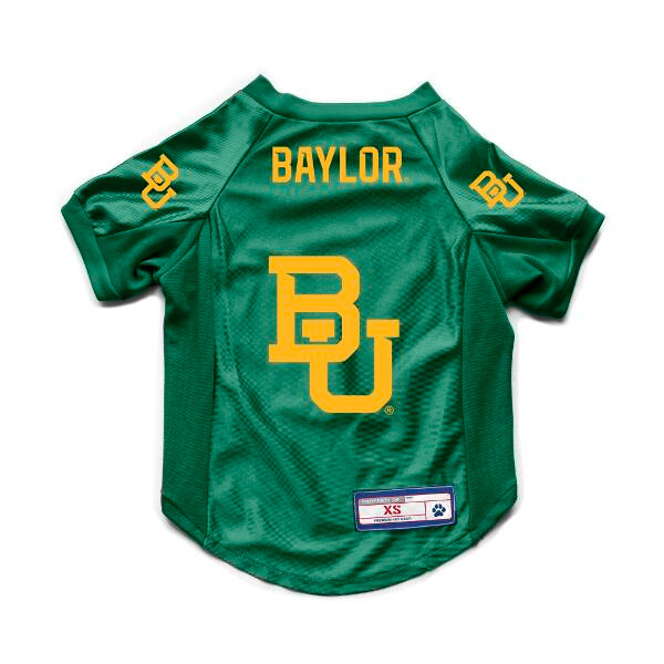 Baylor Bears Pet Jersey Stretch Size XS