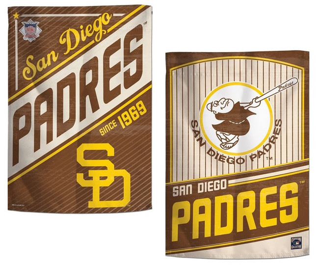 San Diego Padres 12" X 18" Cooperstown Collection Double-Sided Garden Flag