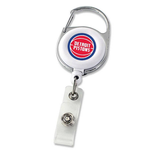 NBA Detroit Pistons Deluxe Clip Badge Reel