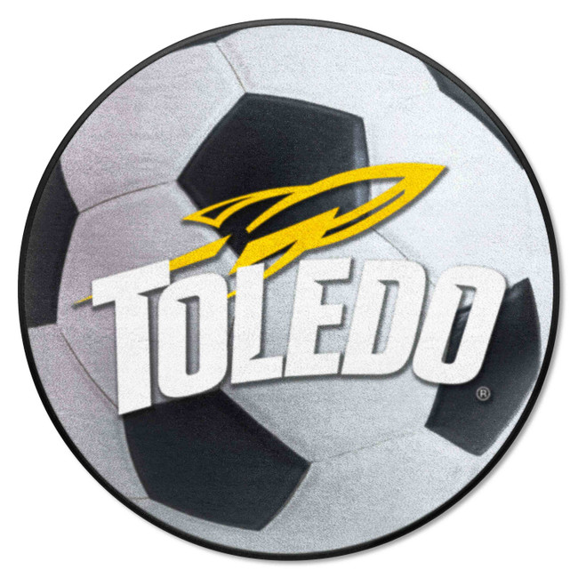 Toledo Rockets Soccer Ball Rug - 27in. Diameter
