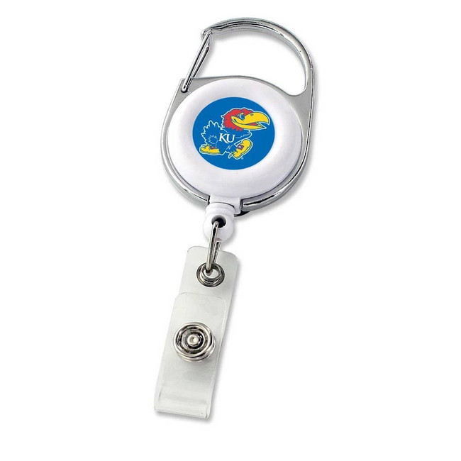 NCAA Kansas Jayhawks Deluxe Clip Badge Reel