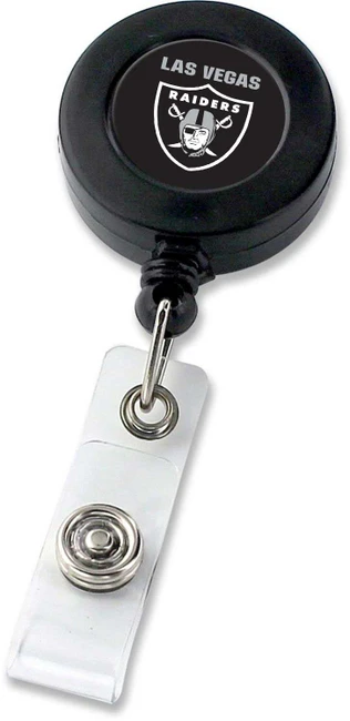 NFL Las Vegas Raiders Badge Reel, LV Logo