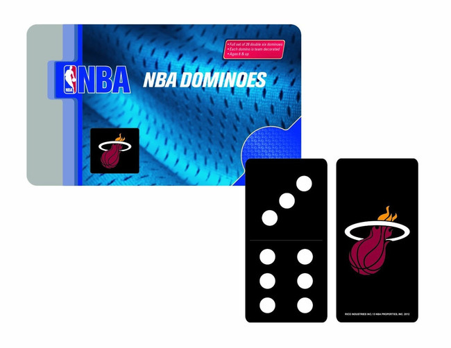 Miami Heat Logo Domino Set