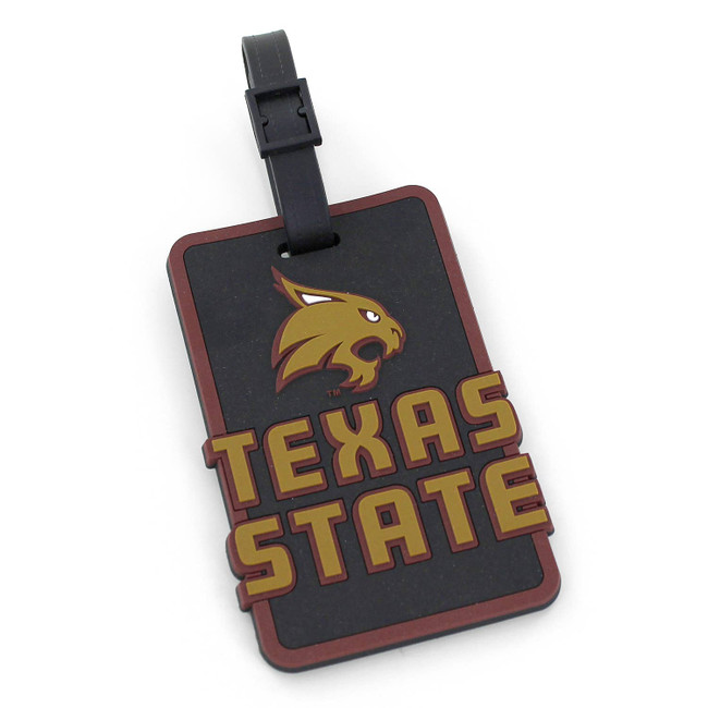 NCAA Texas State Bobcats Soft Luggage Tag
