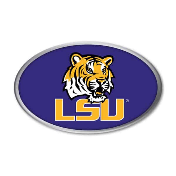 LSU Tigers Color Auto Emblem