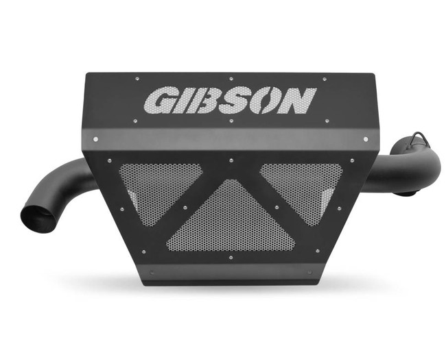 Gibson Exhaust 2018–2021 Polaris RZR XP1000 Non-Turbo UTV Performance Exhaust System – Single Black Ceramic – 98040