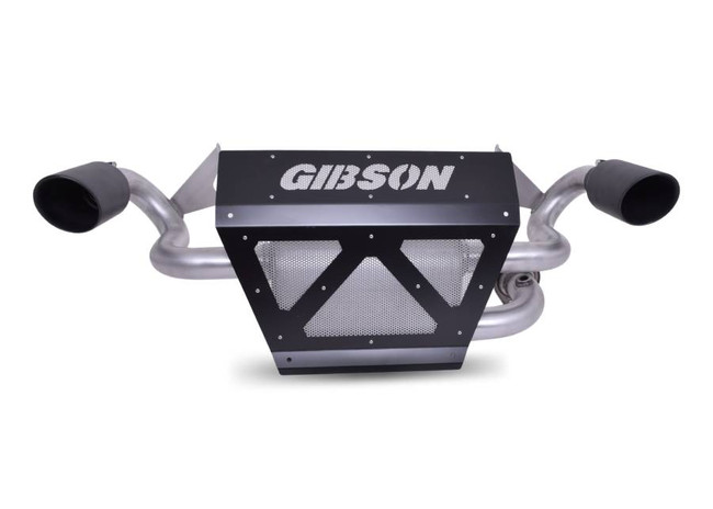 Gibson Exhaust 2018–2023 Polaris RZR XP Turbo UTV Performance Exhaust System – Dual Black Ceramic – 98043