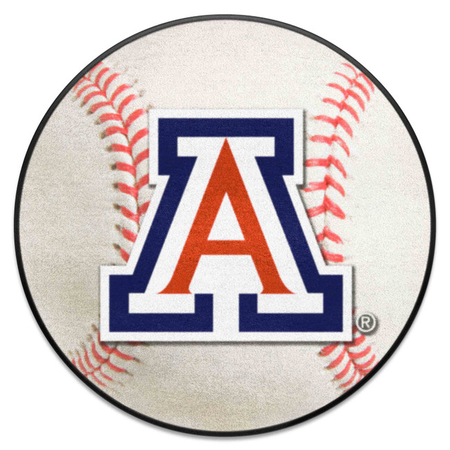 Arizona Wildcats Baseball Rug - 27in. Diameter A