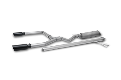 Gibson Cat-Back Performance Exhaust 2017–2020 Honda Ridgeline 3.5L – Dual Split Black – 614002B