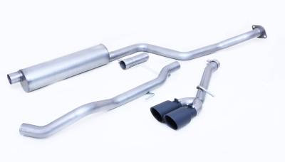 Gibson Cat-Back Performance Exhaust for 2024–2025 Toyota Tacoma 2.4L – Dual Sport Black – 618823B