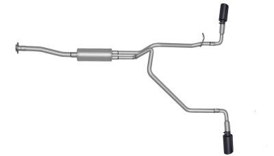Gibson Cat-Back Exhaust for 2015–2022 Chevy Colorado / GMC Canyon 2.5L / 3.6L – Dual Extreme Black (65587B)