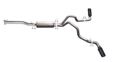 Gibson Cat-Back Exhaust for 2011–2019 Chevrolet / GMC 2500HD / 3500HD 6.0L – Dual Extreme Black (65652B)