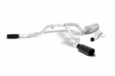 Gibson Cat-Back Performance Exhaust for 2021–2025 Suburban & Yukon XL 1500 5.3L – Dual Extreme Black (65696B)