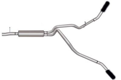 Gibson Cat-Back Performance Exhaust 2017–2018 Ford F-250 / F-350 Super Duty 6.2L – Dual Extreme Black – 69131B