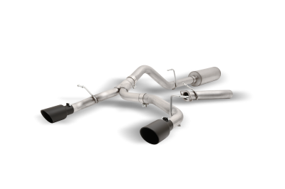Gibson Cat-Back Performance Exhaust 2021–2025 Ford Bronco 4-Door 2.3L / 2.7L – Dual Split Black – 69551B