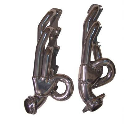 Gibson Exhaust 1999–2004 Ford F250/F350 Super Duty 6.8L Pickup Performance Header, Ceramic – GP125S‑C