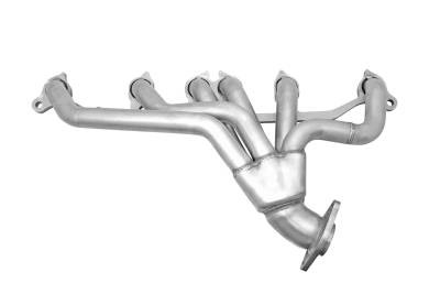 GIBSON EXHAUST 1991 - 1999 JEEP CHEROKEE & WRANGLER 4.0L / 1993 - 1999 GRAND CHEROKEE 4.0L PERFORMANCE EXHAUST HEADERS - STAINLESS STEEL - GP400S