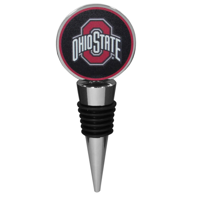 Ohio St. Buckeyes Logo Wine Stopper