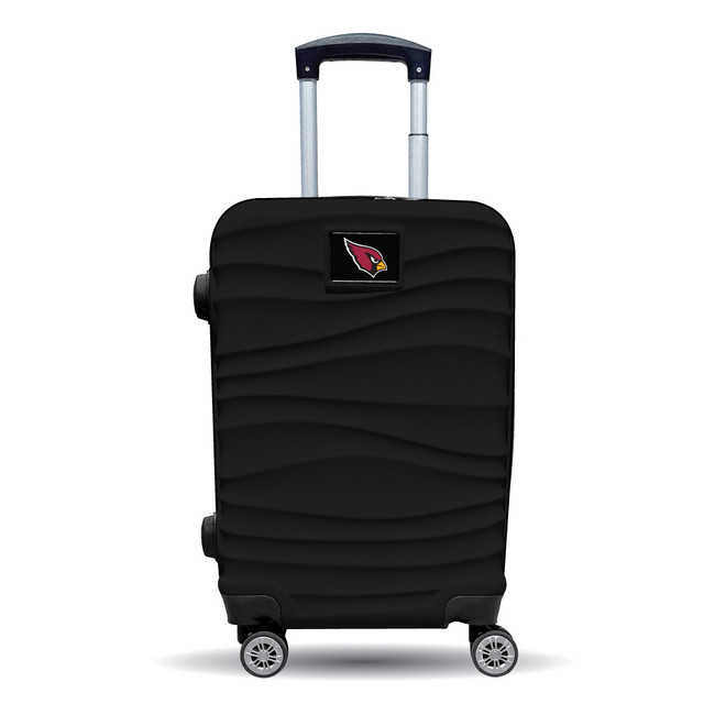 Arizona Cardinals Color Blitz 21-Inch Hard-Shell Carry-On Spinner Luggage with TSA Lock - Black
