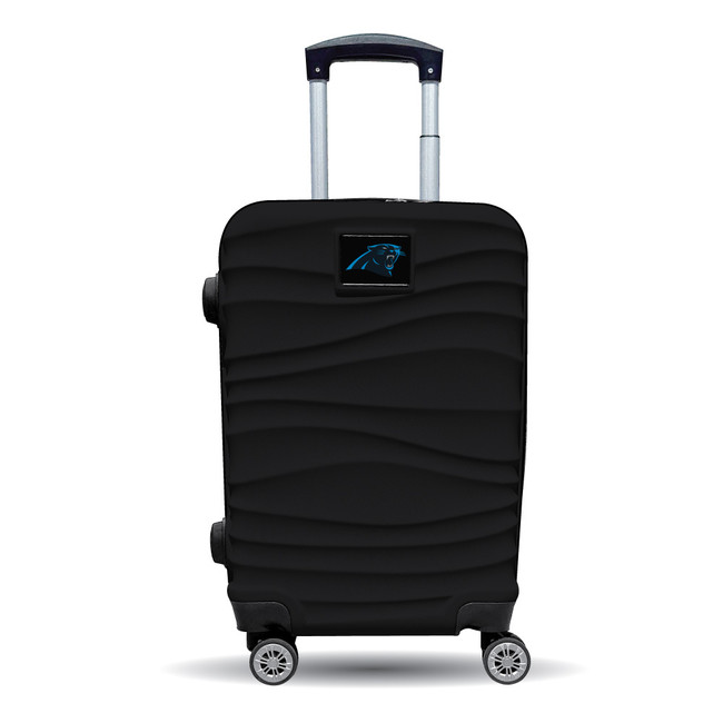 Carolina Panthers Color Blitz 21-Inch Hard-Shell Carry-On Spinner Luggage with TSA Lock - Black