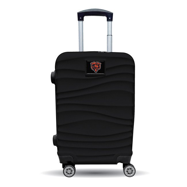 Chicago Bears Color Blitz 21-Inch Hard-Shell Carry-On Spinner Luggage with TSA Lock - Black