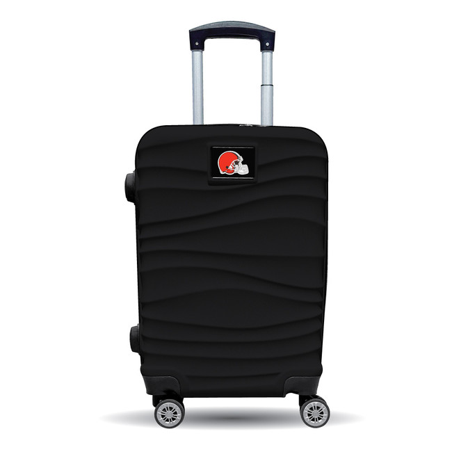 Cleveland Browns Color Blitz 21-Inch Hard-Shell Carry-On Spinner Luggage with TSA Lock - Black