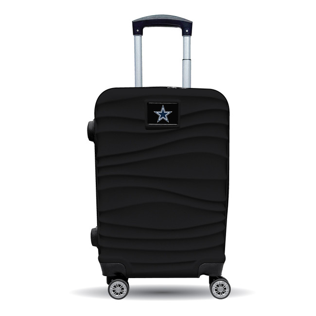 Dallas Cowboys Color Blitz 21-Inch Hard-Shell Carry-On Spinner Luggage with TSA Lock - Black